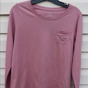 Pink long sleeve shirt
